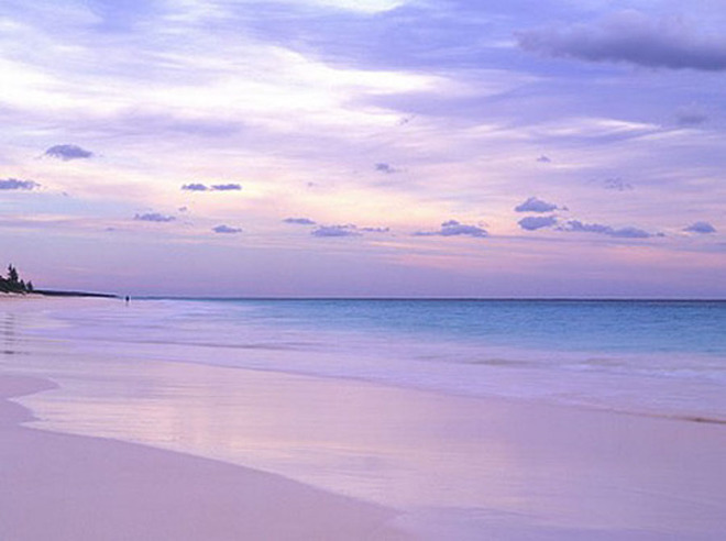 Biển Harbour ở Bahamas lại được sở hữu màu cát hồng phấn mơ mộng tuyệt đẹp